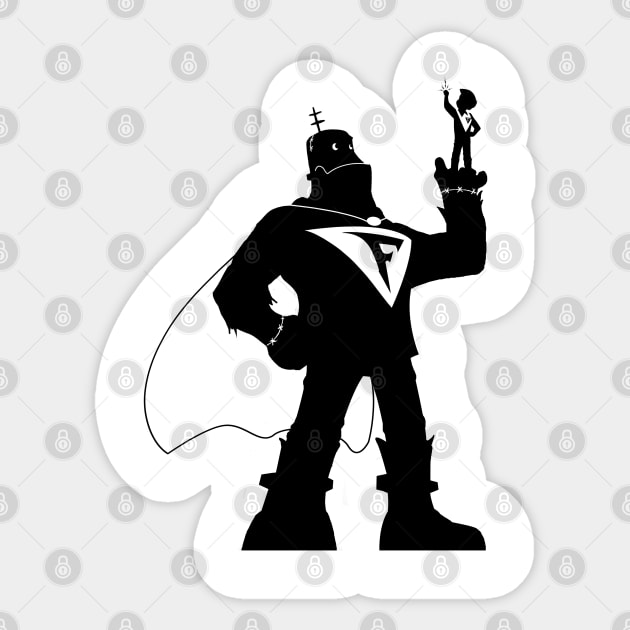 Frankenstein Jr. Sticker by Archangel